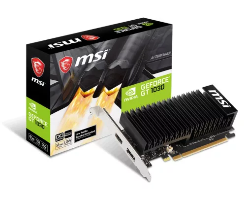 MSI PCC MSI Videokártya PCI-Ex16x nVIDIA GT 1030 2GH LP OC 2