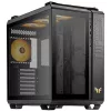 ASUS PER ASUS Ház TUF Gaming GT502 Plus, Tápegység nélkül, Fekete, Üvegfalú