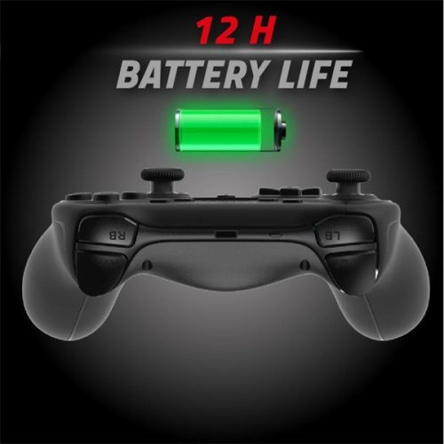 Advance Gamepad Vezeték Nélküli - GTA Gamepad (USB, 12 gomb, PC és PS3 kompatibilis, fekete-piros)