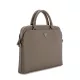 CG MOBILE GUESS PU GRAINED TRIANGLE LOGO LAPTOP/NOTEBOOK táska (univerzális, bőr hatású, vállpánt, 15-16" méret) BARNA