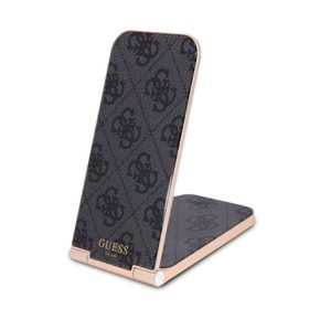   CG Mobile iPhone 8 4.7 GUESS 4G asztali töltő állvány 2in1 15W, MagSafe, FEKETE