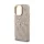 CG MOBILE iPhone 16 Pro GUESS 4G METAL LOGO STAND műanyag telefonvédő ütésállóság, kitámasztó, RÓZSASZÍN
