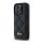 CG MOBILE iPhone 16 Pro GUESS PU LEATHER QUILTED szilikon telefonvédő ütésállóság, rombusz, FEKETE