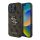 CG Mobile iPhone 16 Pro Max 5G GUESS 4G BIG LOGO szilikon telefonvédő ütésállóság, bőr hatású hátlap, BARNA