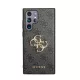 Cg Mobile Samsung S24 Ultra 5G GUESS 4G BIG METAL LOGO műanyag telefonvédő ütésállóság, bőr hatású hátlap, SZÜRKE