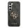 CG Mobile Samsung S24 Plus 5G GUESS 4G BIG METAL LOGO műanyag telefonvédő ütésállóság, bőr hatású hátlap, FEKETE