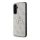 CG MOBILE Samsung A36 5G GUESS PU 4G METAL LOGO CASE műanyag telefonvédő ütésállóság, bőr hatású hátlap, RÓZSASZÍN