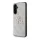 CG MOBILE Samsung A56 5G GUESS PU 4G METAL LOGO CASE műanyag telefonvédő ütésállóság, bőr hatású hátlap, RÓZSASZÍN