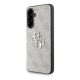 CG MOBILE Samsung A56 5G GUESS PU 4G METAL LOGO CASE műanyag telefonvédő ütésállóság, bőr hatású hátlap, RÓZSASZÍN