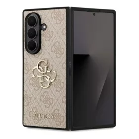   CG MOBILE Samsung Z Fold7 GUESS 4G BIG LOGO szilikon telefonvédő ütésállóság, bőr hatású hátlap, RÓZSASZÍN