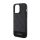 CG Mobile iPhone 15 Pro GUESS 4G STRIPE műanyag telefonvédő textil hátlap, MagSafe, FEKETE