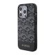 CG Mobile iPhone 15 Pro GUESS 4G G CUBE szilikon telefonvédő műanyag hátlap, MagSafe, FEKETE