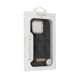 CG Mobile iPhone 16 Pro 5G GUESS 4G LOGO PLATE szilikon telefonvédő textil hátlap, MagSafe, FEKETE