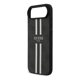   CG MOBILE iPhone 17 Air GUESS 4G PRINTED STRIPES szilikon telefonvédő ütésállóság, MagSafe, FEKETE