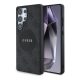 CG MOBILE Samsung S25 Ultra GUESS 4G ROUND PATCH CLASSIC LOGO szilikon telefonvédő ütésállóság, MagSafe, FEKETE
