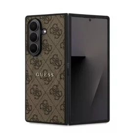   CG MOBILE Samsung Z Fold7 GUESS 4G RING CLASSIC LOGO szilikon telefonvédő ütésállóság, MagSafe, SÖTÉTBARNA