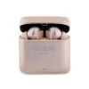 CG Mobile GUESS PRINTED LOGO Bluetooth fülhallgató SZTEREO v5.1, mikrofon + töltőtok, ROZÉARANY