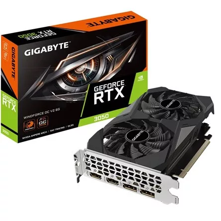 Gigabyte GeForce RTX 3050 WindForce 2 V2 OC 6GB GDDR6 96-bit