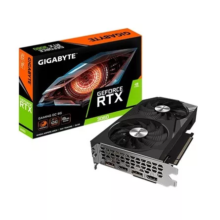 Gigabyte Videókártya - nVidia RTX 3060 GAMING OC 8GB (8192MB, GDDR6, 256bit, 1807/15000Mhz, 2xHDMI, 2xDP)