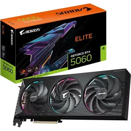 Gigabyte GeForce RTX 5060 Aorus Elite 8GB GDDR7 128-bit graf