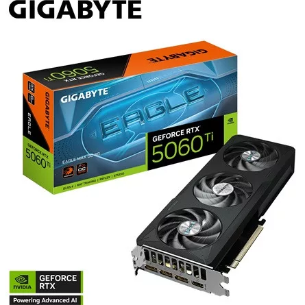 Gigabyte GeForce RTX 5060 Ti Eagle MAX OC 8GB GDDR7 128-bit grafikus kártya