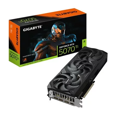 GIGABYTE Videokártya PCI-Ex16x nVIDIA RTX 5070 Ti 16GB DDR7