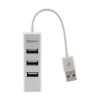 SBOX USB HUB, Fehér, 4xUSB 2.0