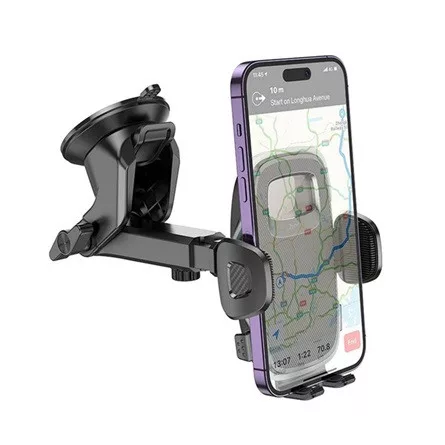 HOCO H15 autós tartó műszerfalra, 4.5-7" méret, FEKETE