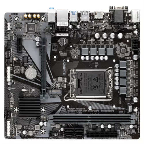 Gigabyte Alaplap - Intel H610M H DDR4 s1700 (H610, 2xDDR4 3200MHz, 1xGBE LAN, 4xSATA3, M.2, 8xUSB2.0, 4xUSB3.1)