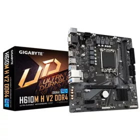   Gigabyte Alaplap - Intel H610M H V2 DDR4 s1700 (H610, 2xDDR4 3200MHz, 1xGBE LAN, 4xSATA3, M.2, 4xUSB2.0, 4xUSB3.2)
