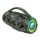 HOCO HA4 bluetooth hordozható hangszóró (v5.4, 2x15W, TF/microSD kártyaolvasó, FM rádió, AUX, LED világítás) SÖTÉTZÖLD