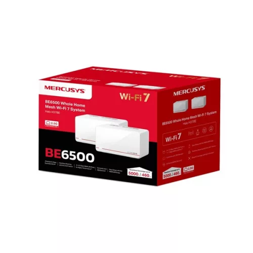 TP-LINK MERCUSYS Wireless Mesh Networking system BE6500 HALO H37BE(2-PACK)