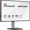 IIYAMA ProGraphic monitor, IPS, 27", 3840x2160, 16:9, 450 cd/m˛, 4ms, 3000:1, HDMI/DisplayPort/USB-C/RJ45