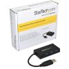 StarTech HB30A3A1CFB 4-portos USB3.0 - USB-C hub fekete