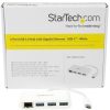 StarTech 1Gb/s USB-C hálózati adapter +3 portos USB HUB