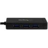 StarTech HB30C3A1GE 3-portos USB-C USB3.0 RJ45 hub fekete