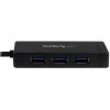 StarTech HB30C3A1GE 3-portos USB-C USB3.0 RJ45 hub fekete