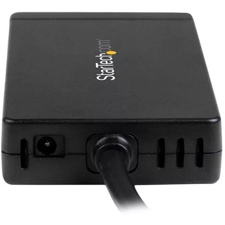 StarTech HB30C3A1GE 3-portos USB-C USB3.0 RJ45 hub fekete