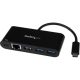 StarTech 3PT USB 3.0 C HUB + GBE PD 2.0 2.0 - TYPE C TO 3X A - USB 3.0