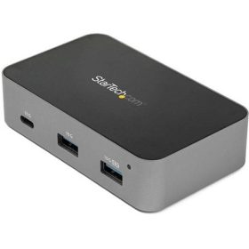   StarTech HB31C2A1CGS 3-portos USB3.2 Gen 2×1 A USB3.2 Gen 2×1 C RJ45 hub fekete-szürke