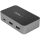 StarTech HB31C2A1CGS 3-portos USB3.2 Gen 2×1 A USB3.2 Gen 2×1 C RJ45 hub fekete-szürke