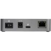 StarTech HB31C2A1CGS 3-portos USB3.2 Gen 2×1 A USB3.2 Gen 2×1 C RJ45 hub fekete-szürke