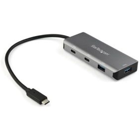   StarTech HB31C2A2CB 4-portos USB3.2 Gen 2×1 A USB3.2 Gen 2×1 C hub szürke