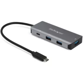   StarTech HB31C3A1CPD3 4-portos USB3.2 Gen 2×1 A USB3.2 Gen 2×1 C hub szürke PD3.0