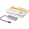 StarTech HB31C3A1CPD3 4-portos USB3.2 Gen 2×1 A USB3.2 Gen 2×1 C hub szürke PD3.0