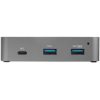 StarTech HB31C3A1CS 4-portos USB3.2 Gen 2×1 A USB3.2 Gen 2×1 C hub fekete-szürke