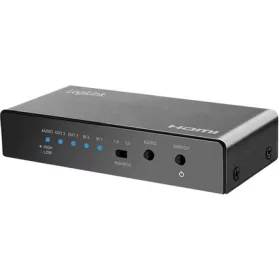   Logilink HDMI kapcsoló, 2x2 portos, kétirányú, 4K/60 Hz, EDID, HDCP, HDR, leskálázó