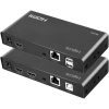 LogiLink HD0057 2-portos USB2.0 HDMI RJ45 video extender fekete kit (2db) 1080p@ 0Hz