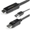 StarTech HDMI 1.4 USB A power -> DisplayPort 1.2 M/M video kábel 3m fekete