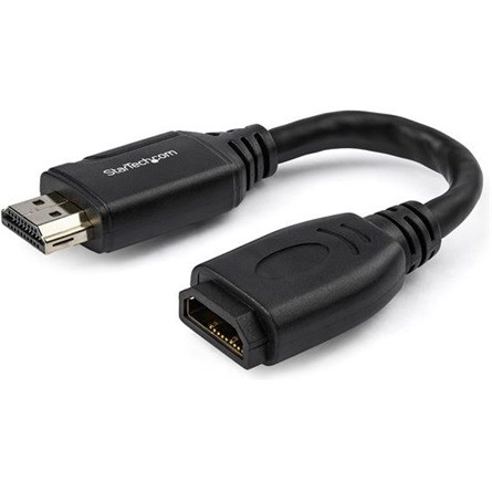 StarTech HDMI 2.0 -> HDMI 2.0 M/F video kábel hosszabbító 0.15m fekete